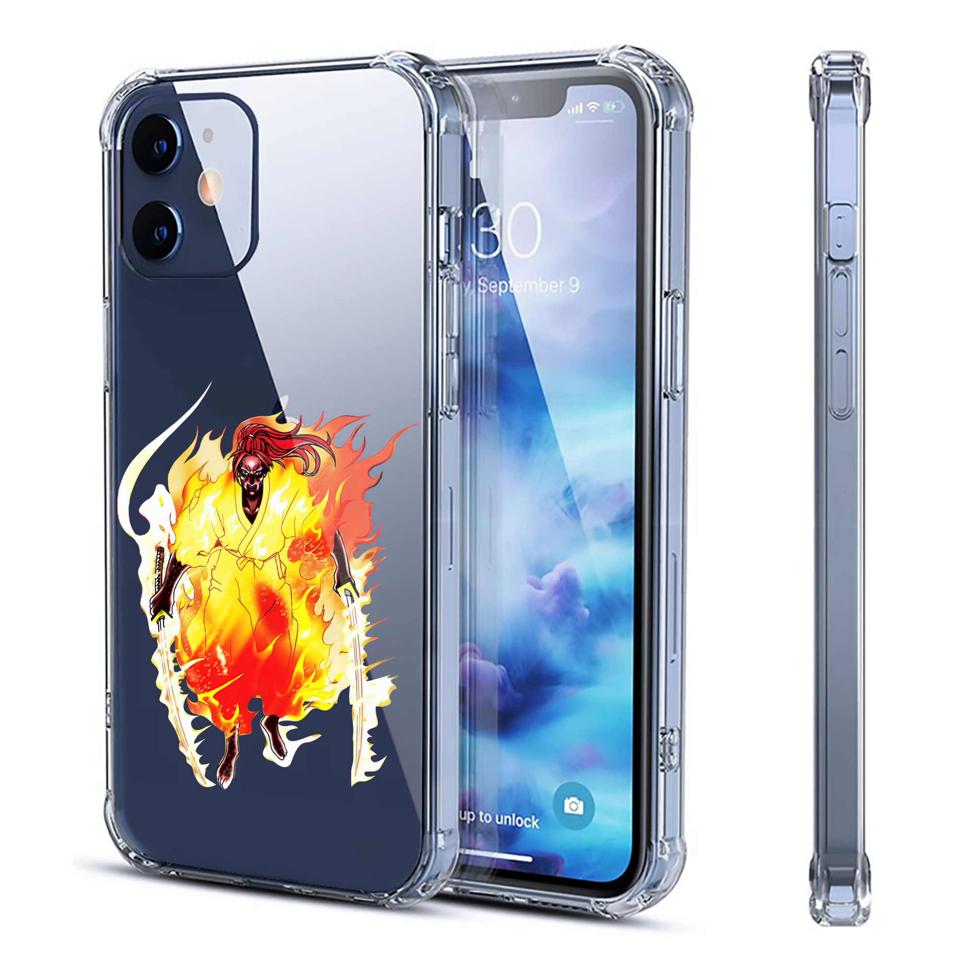 （画像用） 遊☆戯☆王 Yu-Gi-Oh! 【iPhone 12シリーズ対応】透明スマホケース（クリアソフトケース）
